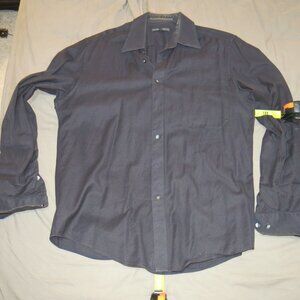 Donna Karan Dress Shirt 16, 36/37  Black